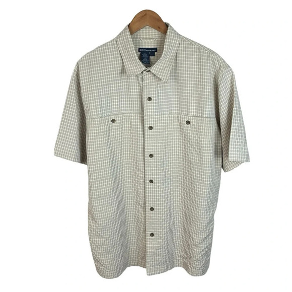 5.11 Tactical Other - BF967 Men’s 5.11 Tactical Series plaid Short Sleeve Button Down Shirt L